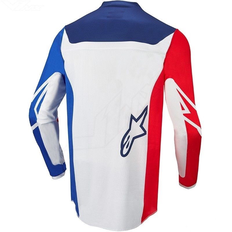 Alpinestars Racer Compass Jersey Off White Red Fluo Blue